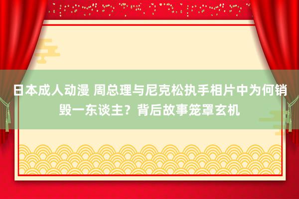 日本成人动漫 周总理与尼克松执手相片中为何销毁一东谈主？背后故事笼罩玄机