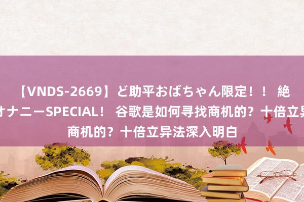 【VNDS-2669】ど助平おばちゃん限定！！ 絶頂ディルドオナニーSPECIAL！ 谷歌是如何寻找商机的？十倍立异法深入明白