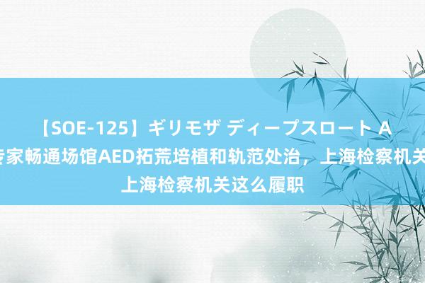 【SOE-125】ギリモザ ディープスロート Ami 鼓励专家畅通场馆AED拓荒培植和轨范处治，上海检察机关这么履职