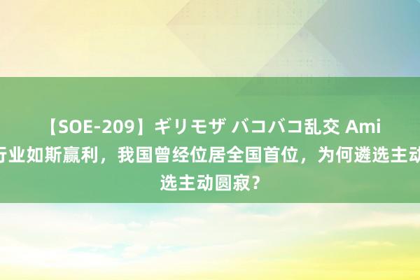 【SOE-209】ギリモザ バコバコ乱交 Ami 拆船行业如斯赢利，我国曾经位居全国首位，为何遴选主动圆寂？